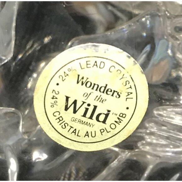 Wonders Of The Wild Seal Sea Lion Made In Germany 24% Lead Crystal 5”Tall - Picture 9 of 9